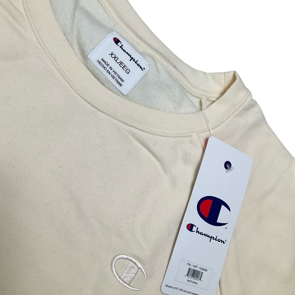 Champion Active Ladies Sweatshirt Sueded Fleece Crewneck Soft XXL NWT - Picture 5 of 9